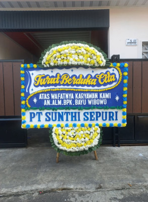 Papan Bunga Duka di Yambi